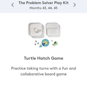 Lovevery Problem Solver kit Turtle Hatch game NIB 43 44 45 months